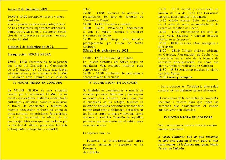 Cartel de IV Noche Negra